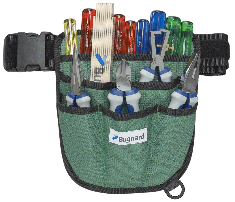 Set Bugnard - Trousse d'outils en toile - vert - n°1 - Bugnard.ch