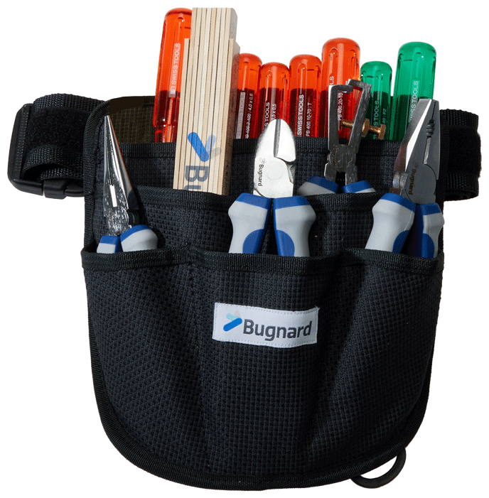 Set Bugnard - Trousse d'outils en toile - noir - n°1 - Bugnard.ch