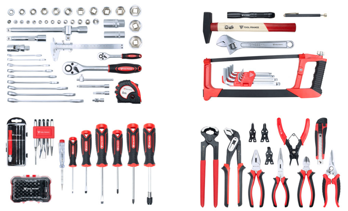 TOOL FRANCE - TFCO-136P - Mallette d'outils - 136 pièces - n°6 - TFCO-136P - EAN 7612375696387 - Bugnard.ch