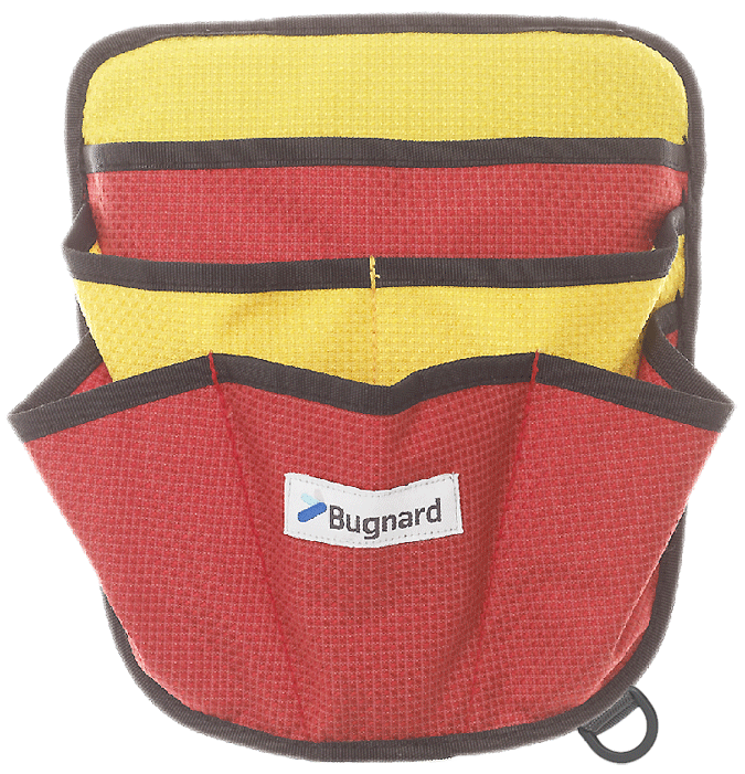 Bugnard - Trousse pour outils en toile - rouge-jaune - n°1 - Bugnard.ch