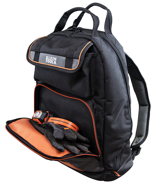Klein Tools - Sac à dos pour outils - noir/orange - n°3 - Bugnard.ch