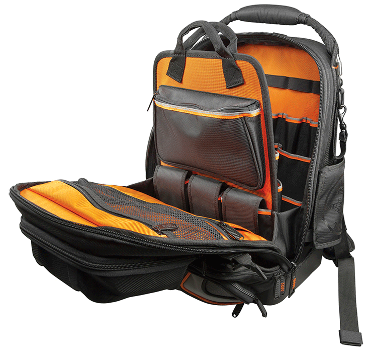 Klein Tools - Sac à dos pour outils - noir/orange - n°4 - Bugnard.ch