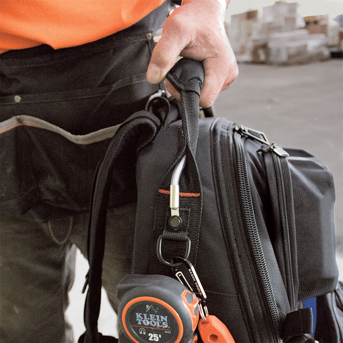 Klein Tools - Sac à dos pour outils - noir/orange - n°7 - Bugnard.ch