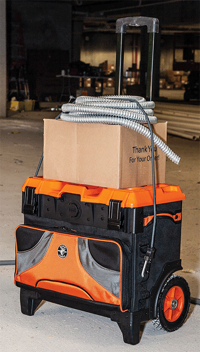 Klein Tools - Coffre pour outils avec roues intégrées - vide - n°4 - EAN 092644554735 - Bugnard.ch
