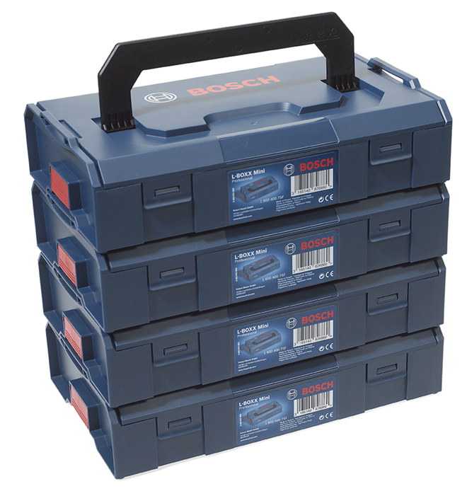 Bosch - Coffret pour fournitures L-BOXX Mini - n°4 - EAN 3165140826860 - Bugnard.ch