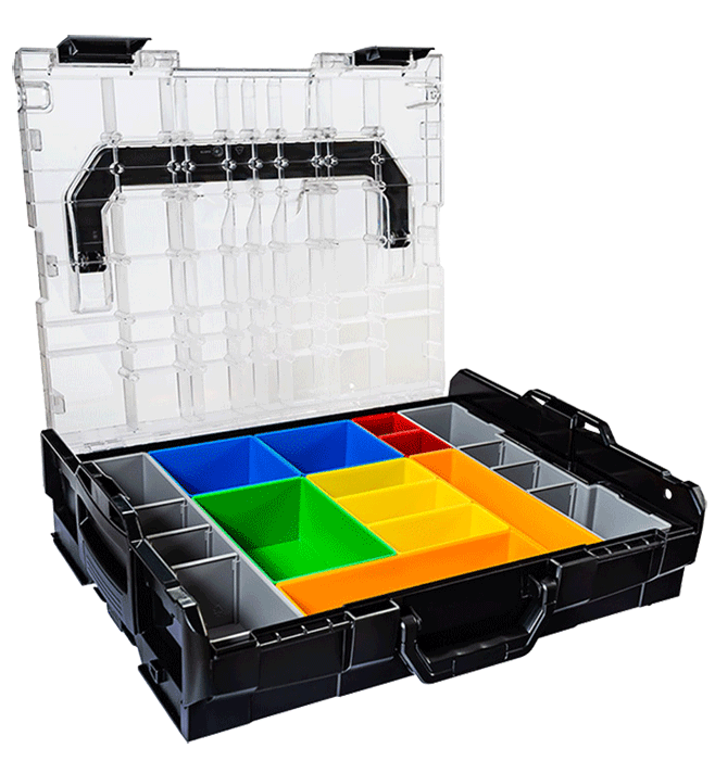 L-BOXX - L-BOXX 102 - Transparent - Coffret à fournitures - L-BOXX 102 transparent - n°1 - L-BOXX 102 - Transparent - EAN 4045294896539 - Bugnard.ch