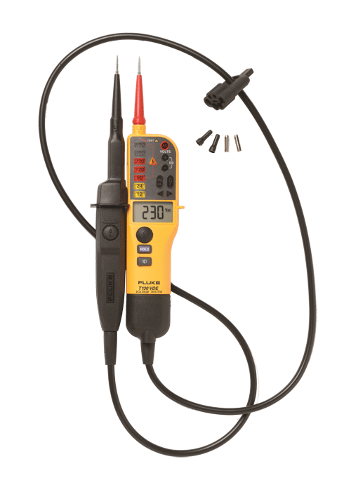 Fluke - T130 VDE - Contrôleur de tension - AC/DC 6-690 V - n°2 - T130 VDE - EAN 0095969610506 - Bugnard.ch