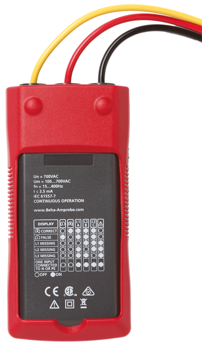 Beha-Amprobe - Indicateur de champ tournant, optique - n°4 - EAN 0095969680295 - Bugnard.ch