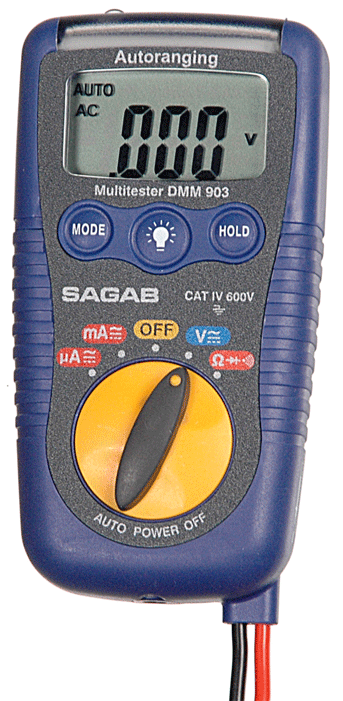 Sagab - DMM 903 - Multimètre numérique de poche - n°1 - DMM 903 - Bugnard.ch