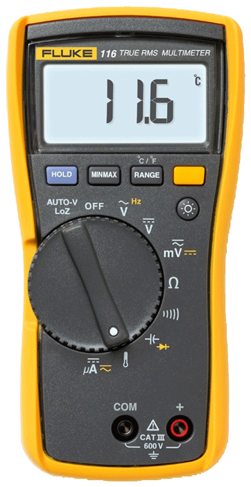 Fluke - 116 - Multimètre analogique/numérique - TRMS - n°1 - 116 - EAN 0095969344838 - Bugnard.ch