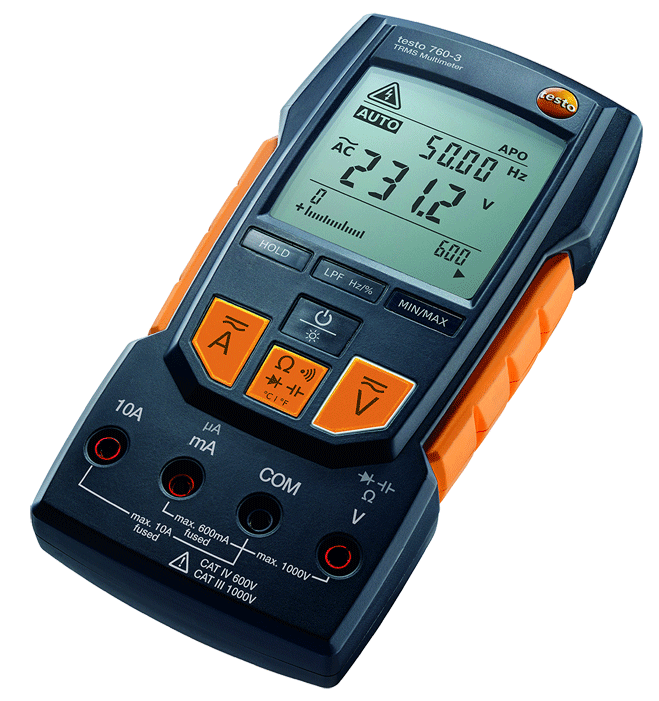 Testo - Multimètre analogique/numérique - TRMS - n°2 - 760-3 - EAN 4029547013966 - Bugnard.ch