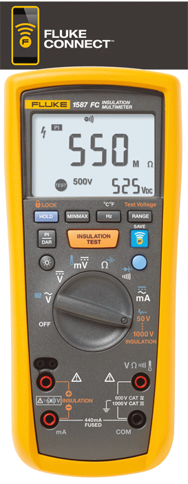 Fluke - 1587 FC - Multimètre et testeur d'isolation - "FC wireless" - n°3 - 1587 FC - EAN 0095969796620 - Bugnard.ch