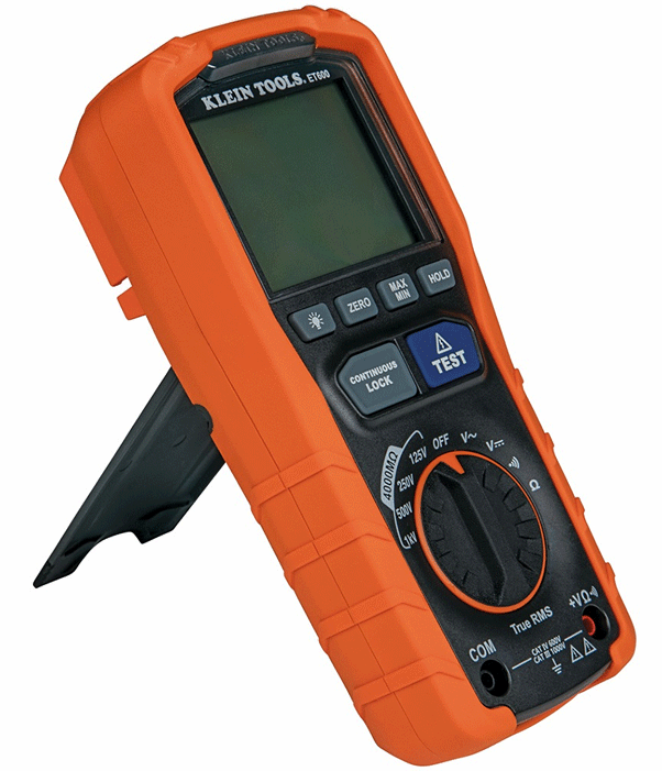 Klein Tools - Testeur de résistance d'isolement numérique - n°2 - EAN 092644692420 - Bugnard.ch