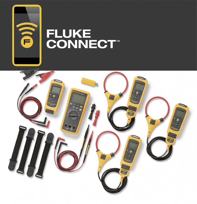 Fluke - Kit Industriel Fluke Connect sans fil - n°2 - 3000 FC IND - EAN 0095969724180 - Bugnard.ch