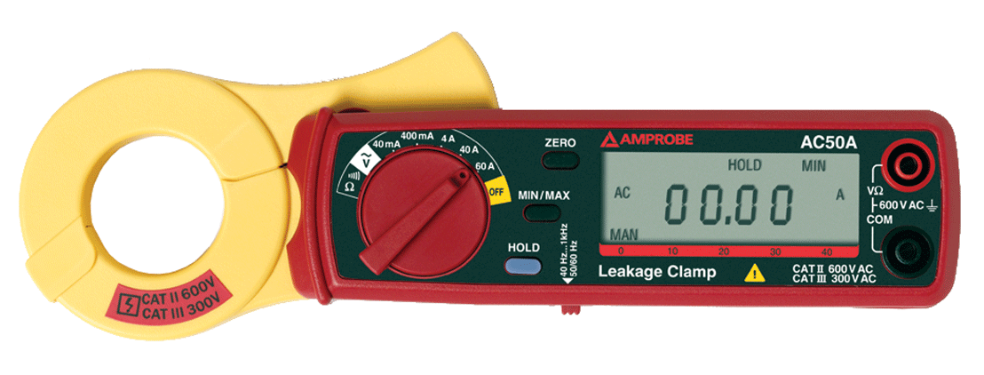 Beha-Amprobe - AC50A-D - Pince ampèremétrique pour courant de fuite - n°1 - AC50A-D - EAN 0095969494960 - Bugnard.ch
