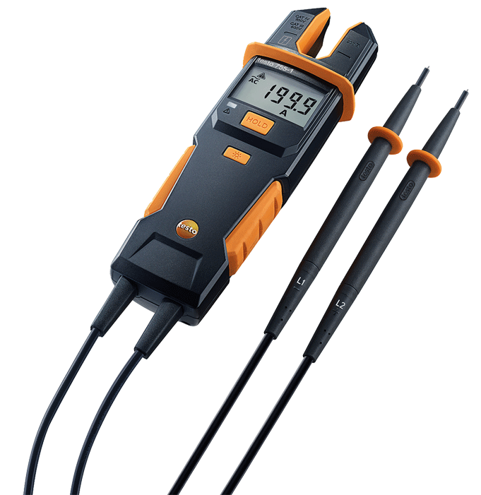 Testo - Ampèremètre numérique - forme fourche - n°1 - 755-1 - EAN 4029547013928 - Bugnard.ch