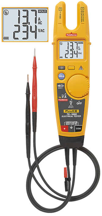 Fluke - T6-1000 - Ampèremètre numérique, forme fourche - n°3 - T6-1000 - EAN 0095969854030 - Bugnard.ch