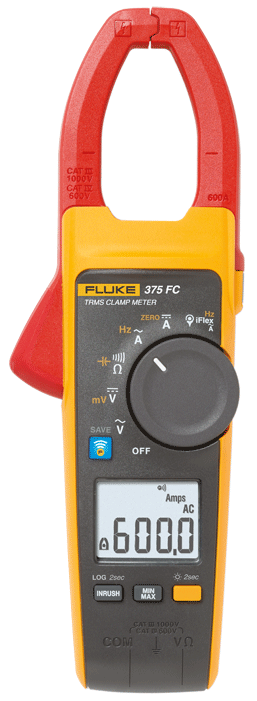 Fluke - 375 FC - Digital-Zangenamperemeter "FC wireless" TRMS - n°1 - 375 FC - EAN 0095969798464 - Bugnard.ch