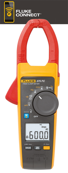 Fluke - 375 FC - Digital-Zangenamperemeter "FC wireless" TRMS - n°3 - 375 FC - EAN 0095969798464 - Bugnard.ch