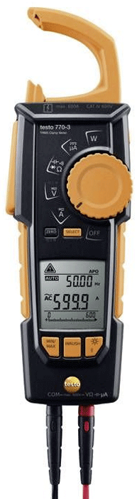 Testo - 770-3 - Pince ampèremétrique numérique TRMS - n°1 - 770-3 - EAN 4029547013997 - Bugnard.ch