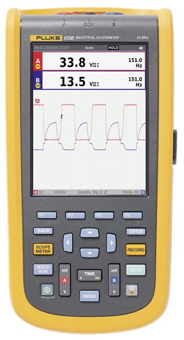 Fluke - 123B/EU/S - Oscilloscope numérique à 2 canaux - n°1 - 123B/EU/S - EAN 0095969814966 - Bugnard.ch