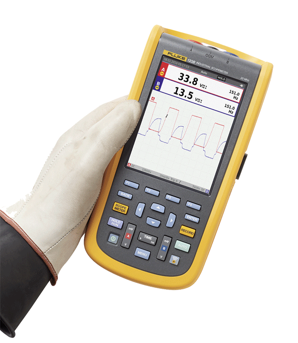Fluke - 123B/EU/S - Oscilloscope numérique à 2 canaux - n°3 - 123B/EU/S - EAN 0095969814966 - Bugnard.ch