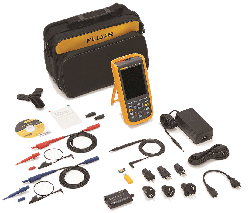 Fluke - 123B/EU/S - Oscilloscope numérique à 2 canaux - n°5 - 123B/EU/S - EAN 0095969814966 - Bugnard.ch
