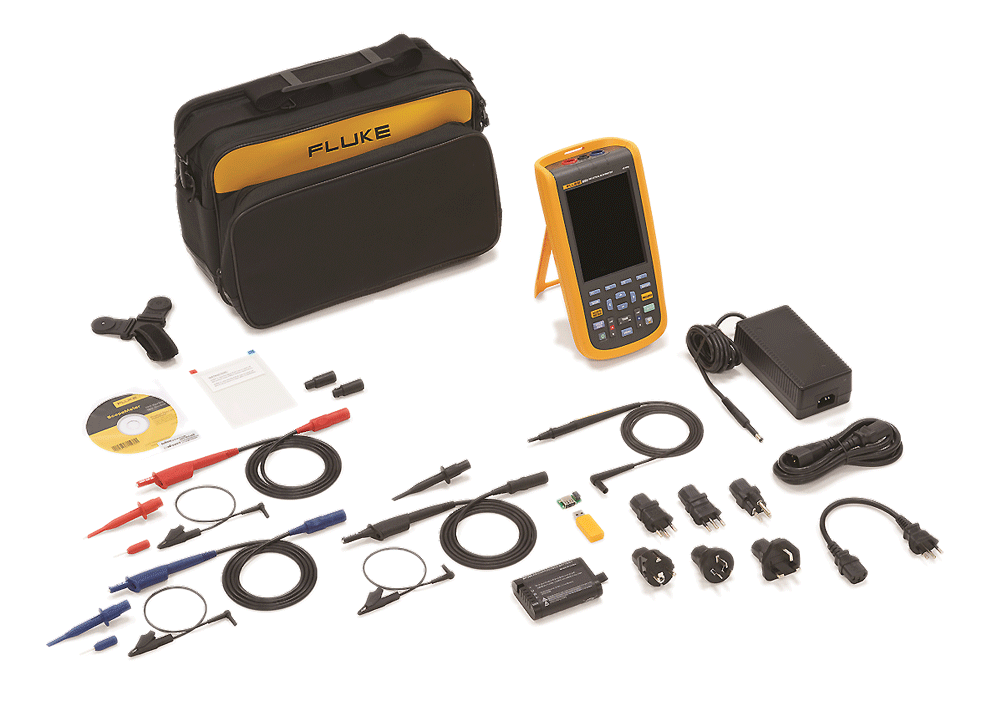 Fluke - Oscilloscope numérique à 2 canaux - n°5 - 124B/EU/S - EAN 0095969815048 - Bugnard.ch