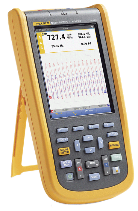 Fluke - Oscilloscope numérique à 2 canaux - n°2 - 125B/EU/S - EAN 0095969815123 - Bugnard.ch