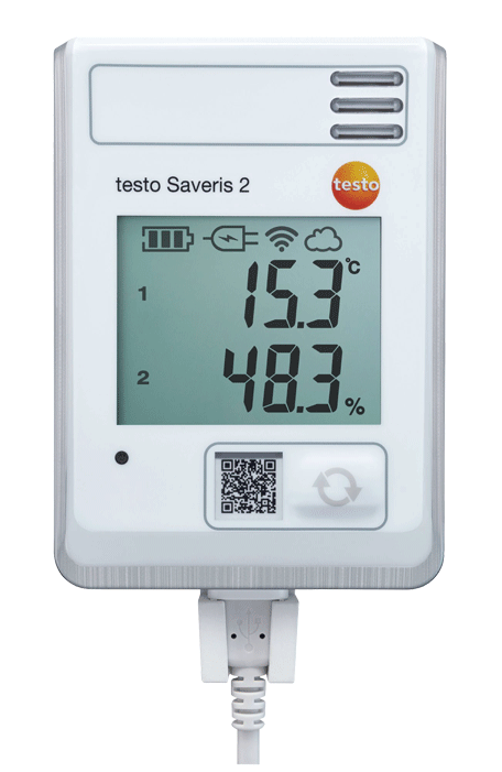 Testo - Saveris 2-H1 - Mini enregistreur thermo-hygromètre - WiFi - n°1 - Saveris 2-H1 - EAN 4029547017452 - Bugnard.ch