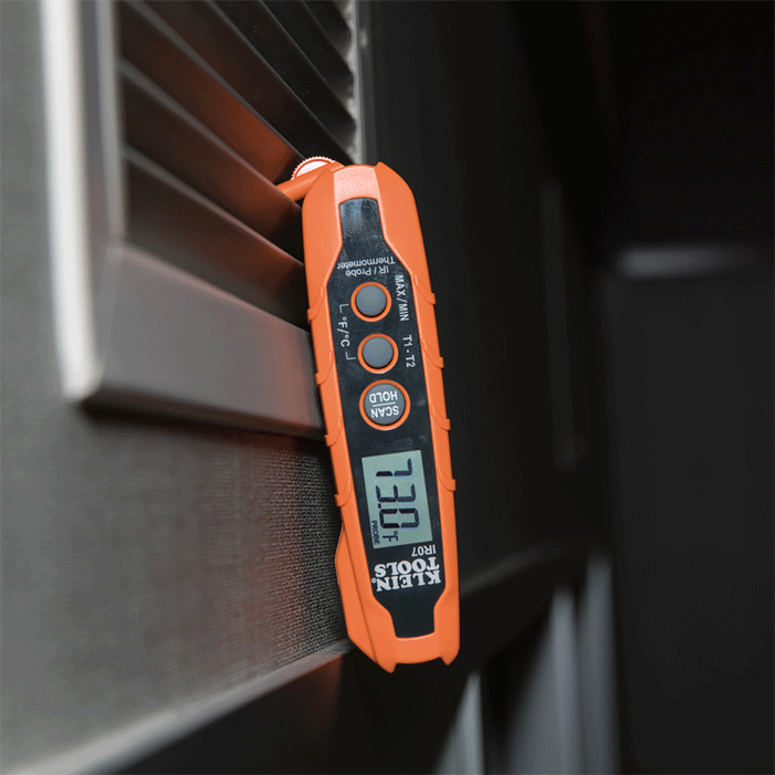 Klein Tools - IR07 - Thermomètre avec sonde de température/capteur IR - n°6 - IR07 - EAN 0092644691812 - Bugnard.ch