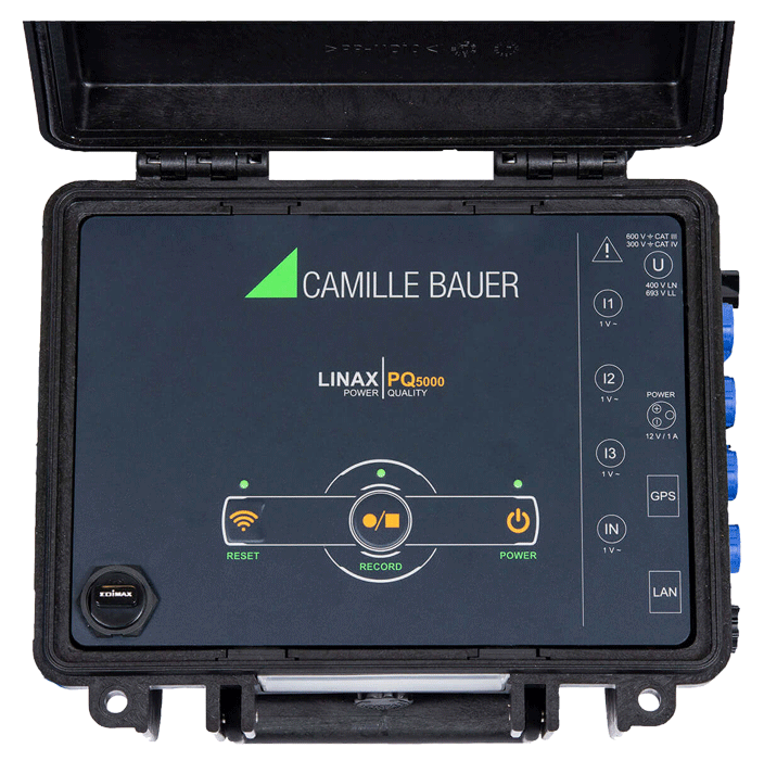 Camille Bauer - LINAX PQ5000-Mobile - Enregistreurs de la qualité du réseau électrique - n°2 - LINAX PQ5000-Mobile - EAN 4012932508451 - Bugnard.ch