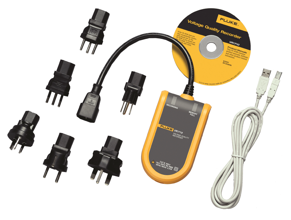 Fluke - Enregistreur de la qualité de tension monophasée - n°1 - VR1710 - EAN 0095969416559 - Bugnard.ch