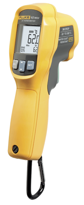 Fluke - 62 MAX - Thermomètre à infrarouges - n°1 - 62 MAX - EAN 0095969620208 - Bugnard.ch