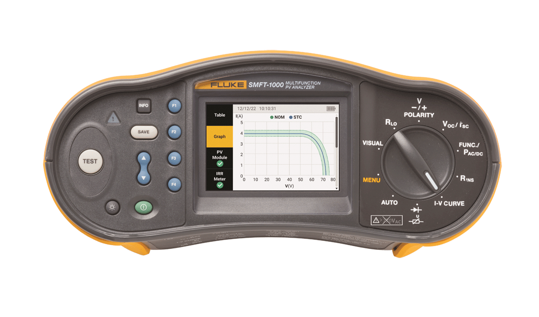 Fluke - FLK-SMFT-1000/PRO - Set de tests PV et analyseur multifonctions - PRO - n°3 - FLK-SMFT-1000/PRO - EAN 0195112077856 - Bugnard.ch