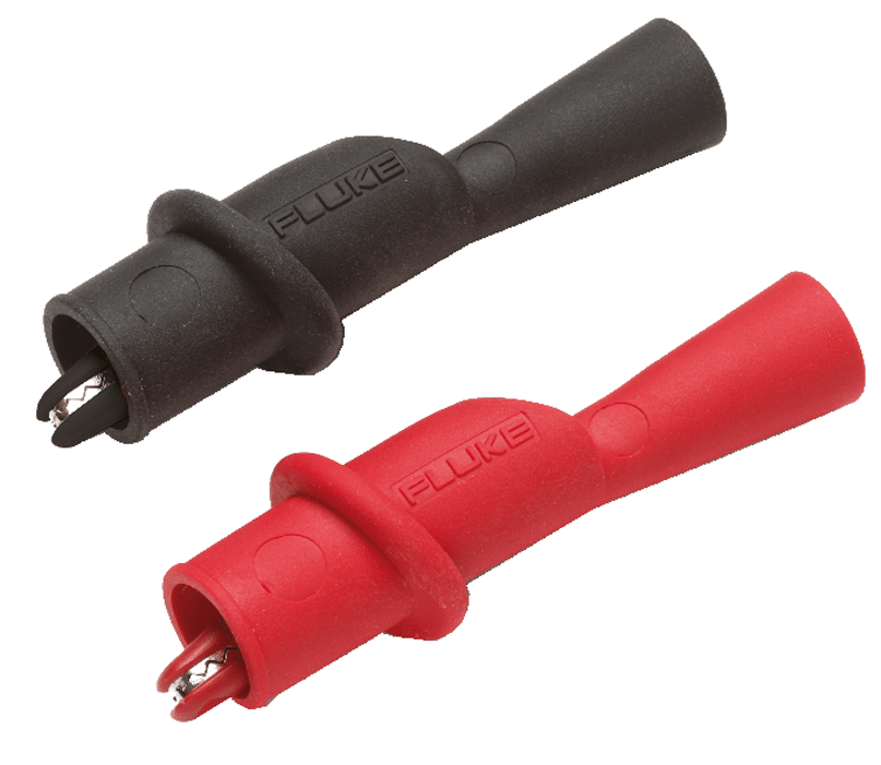 Fluke - Pinces crocodiles, rouge/noir - n°1 - EAN 0095969612425 - Bugnard.ch