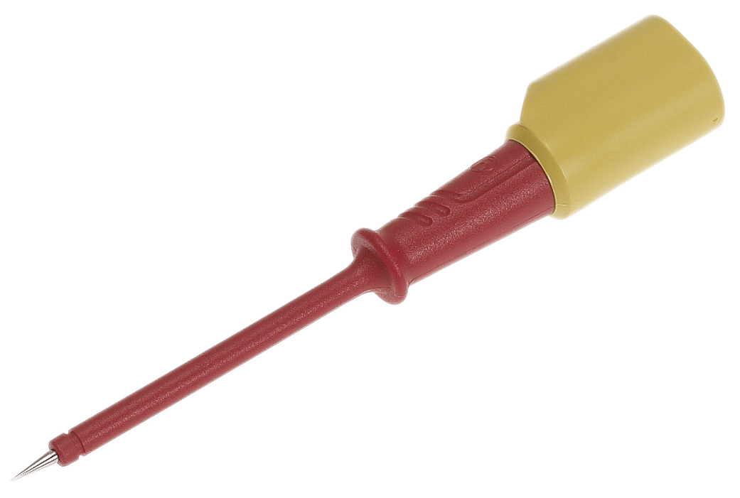 Hirschmann - PRUEF 2 S - Pointe pour test rouge, isolée, flexible 118mm - n°1 - PRUEF 2 S - Bugnard.ch