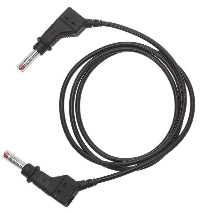 Stäubli - XZG410/SIL - Cordon pour test - noir - n°1 - XZG410/SIL - Bugnard.ch