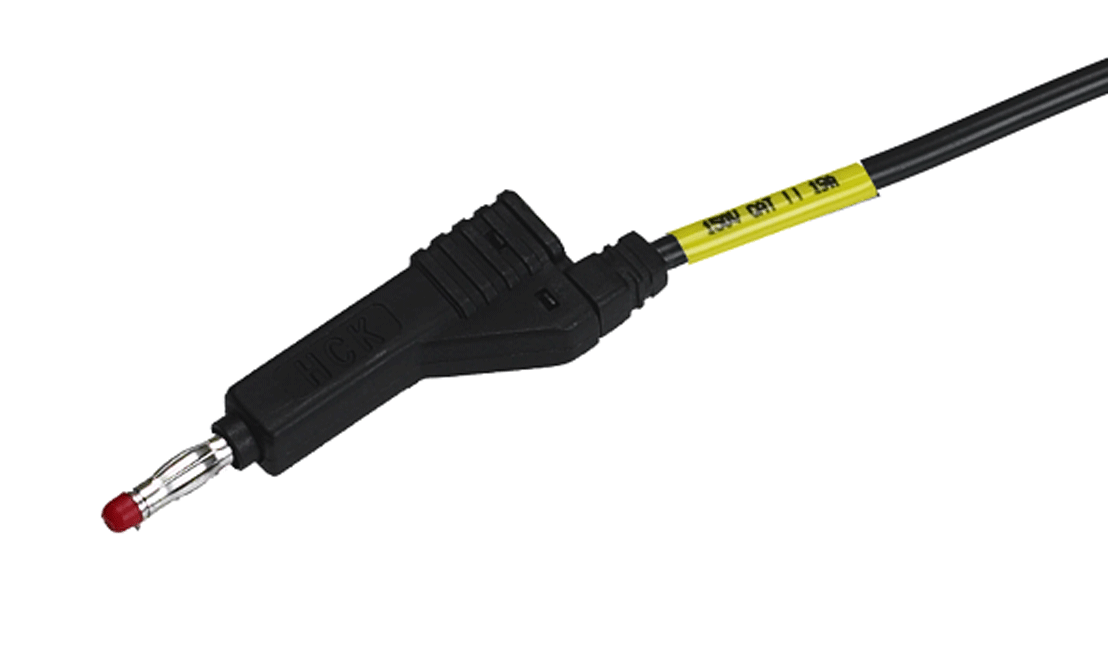 Stäubli - XZG410/SIL - Cordon pour test - noir - n°2 - XZG410/SIL - Bugnard.ch