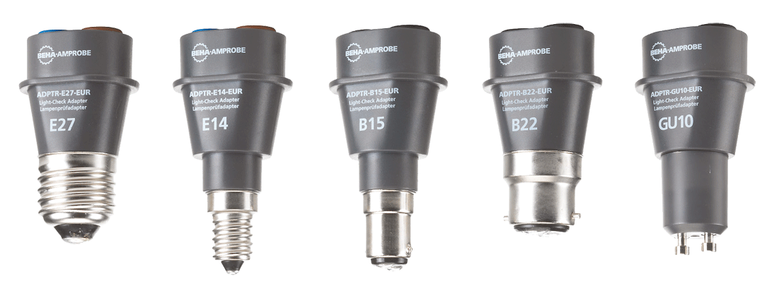 Beha-Amprobe - Kit d'adaptateur de test pour lampe - n°2 - EAN 0095969839686 - Bugnard.ch