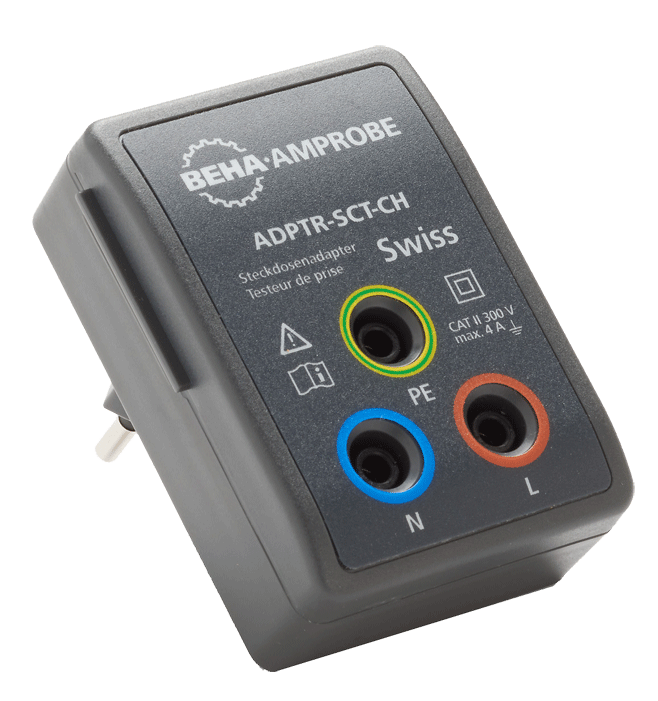 Beha-Amprobe - ADPTR-SCT-CH - Adaptateur de test pour prise de courant - n°1 - ADPTR-SCT-CH - EAN 0095969866958 - Bugnard.ch