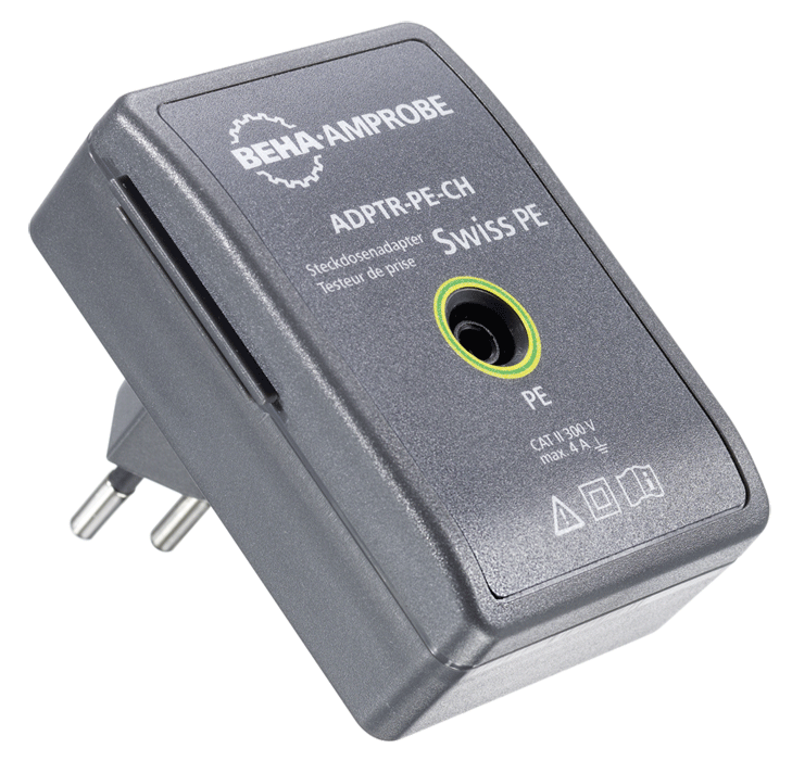 Beha-Amprobe - Adaptateur de test pour prise de courant - n°1 - ADPTR-PE-CH - EAN 0095969866965 - Bugnard.ch
