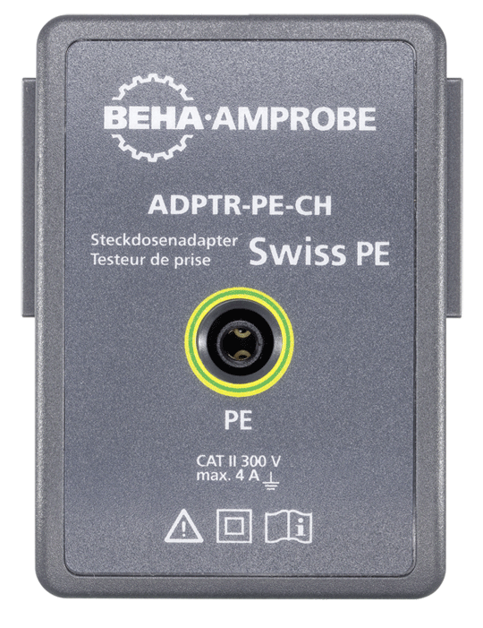 Beha-Amprobe - Adaptateur de test pour prise de courant - n°4 - ADPTR-PE-CH - EAN 0095969866965 - Bugnard.ch