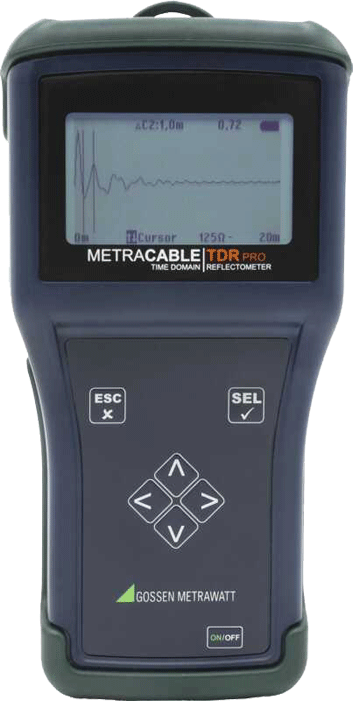 Gossen Metrawatt - METRACABLE TDR PRO - Réflectomètre pour localisation défauts de câble - n°1 - METRACABLE TDR PRO - EAN 4260245850839 - Bugnard.ch