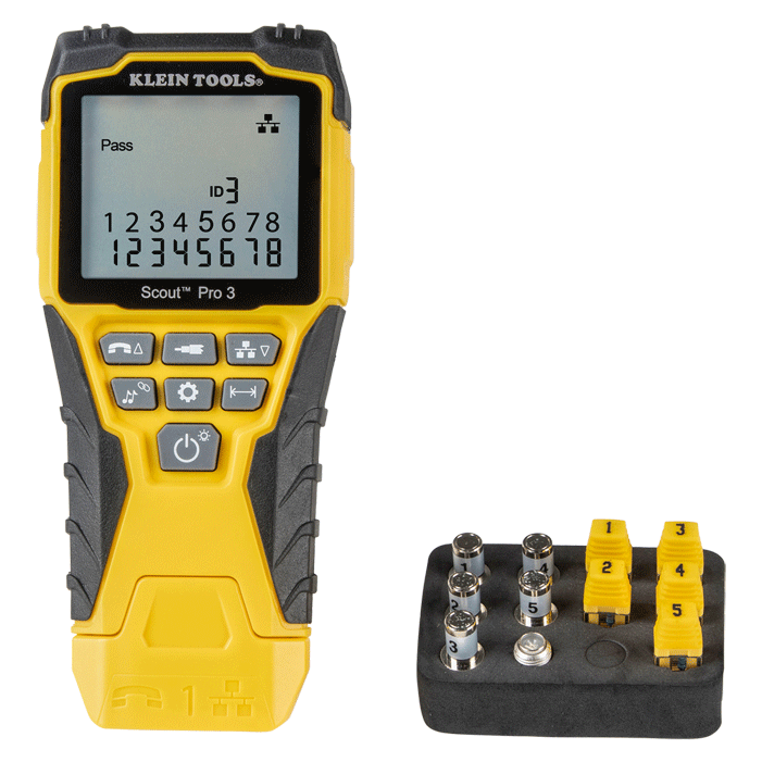 Klein Tools - Testeur de câbles "VDV Scout Pro 3" - n°1 - VDV501-851 - EAN 0092644692260 - Bugnard.ch