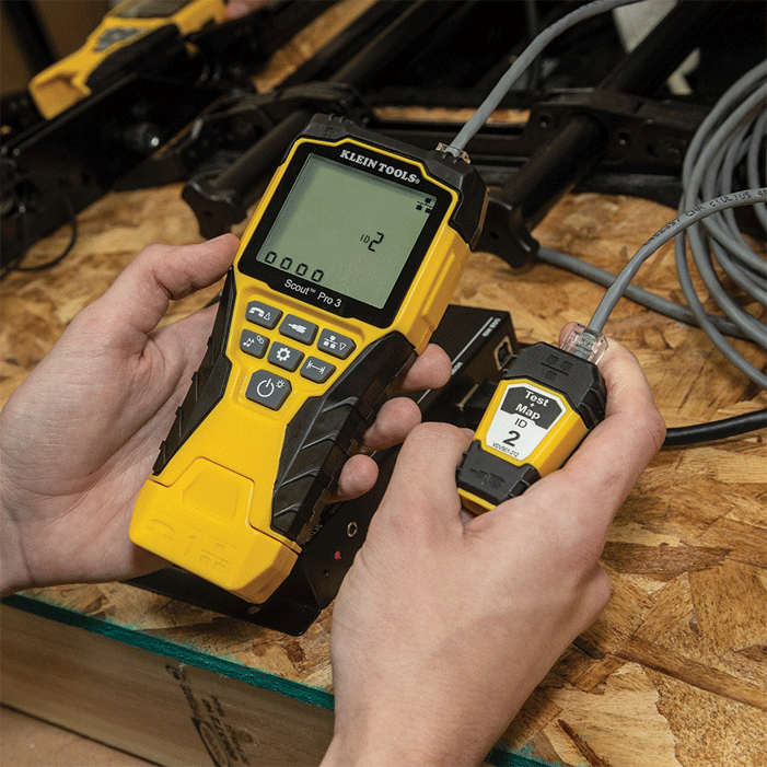 Klein Tools - Set de test de câbles - pour Scout Pro 3 - n°3 - VDV770-850 - EAN 0092644582868 - Bugnard.ch