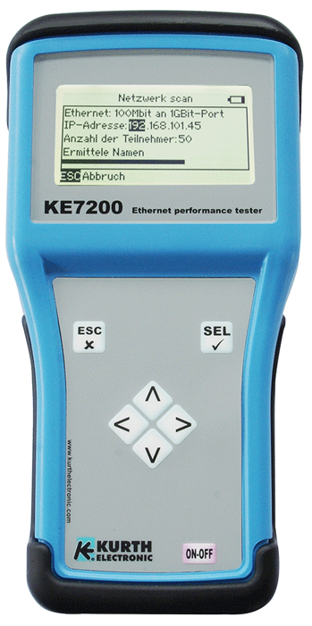 Kurth - KE 7200 - Testeur de réseau - n°2 - KE 7200 - EAN 4260245850488 - Bugnard.ch