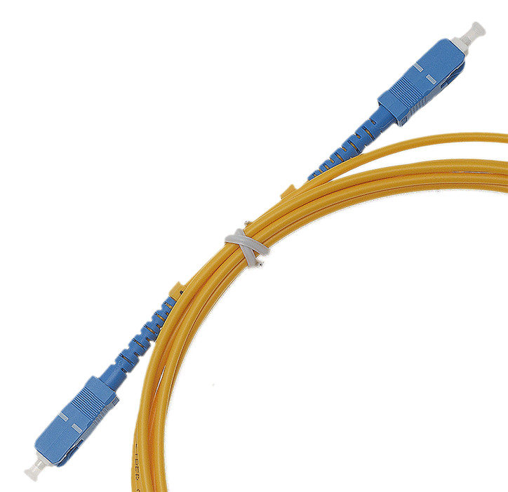 Câble d'adaptateur jaune SC/PC sur SC/PC - n°2 - Bugnard.ch