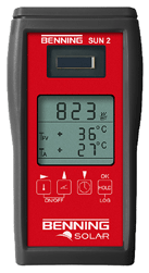 Benning - SUN 2 - App. de mesure p. rayonnement et température