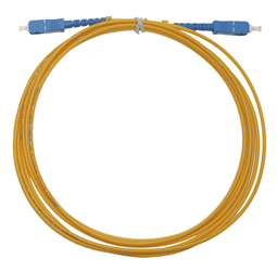 Câble d'adaptateur jaune SC/PC sur SC/PC